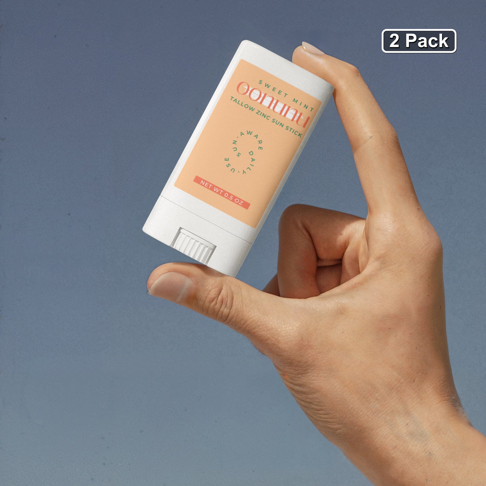 2 Pack Tallow Zinc Sun Stick - oonunu