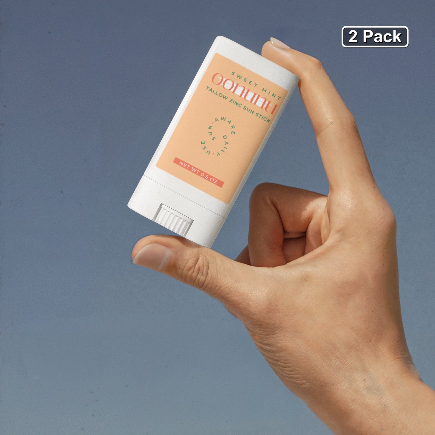 2 Pack Tallow Zinc Sun Stick