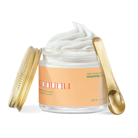 Whipped Grass-Fed Tallow Balm with Vanilla Bean