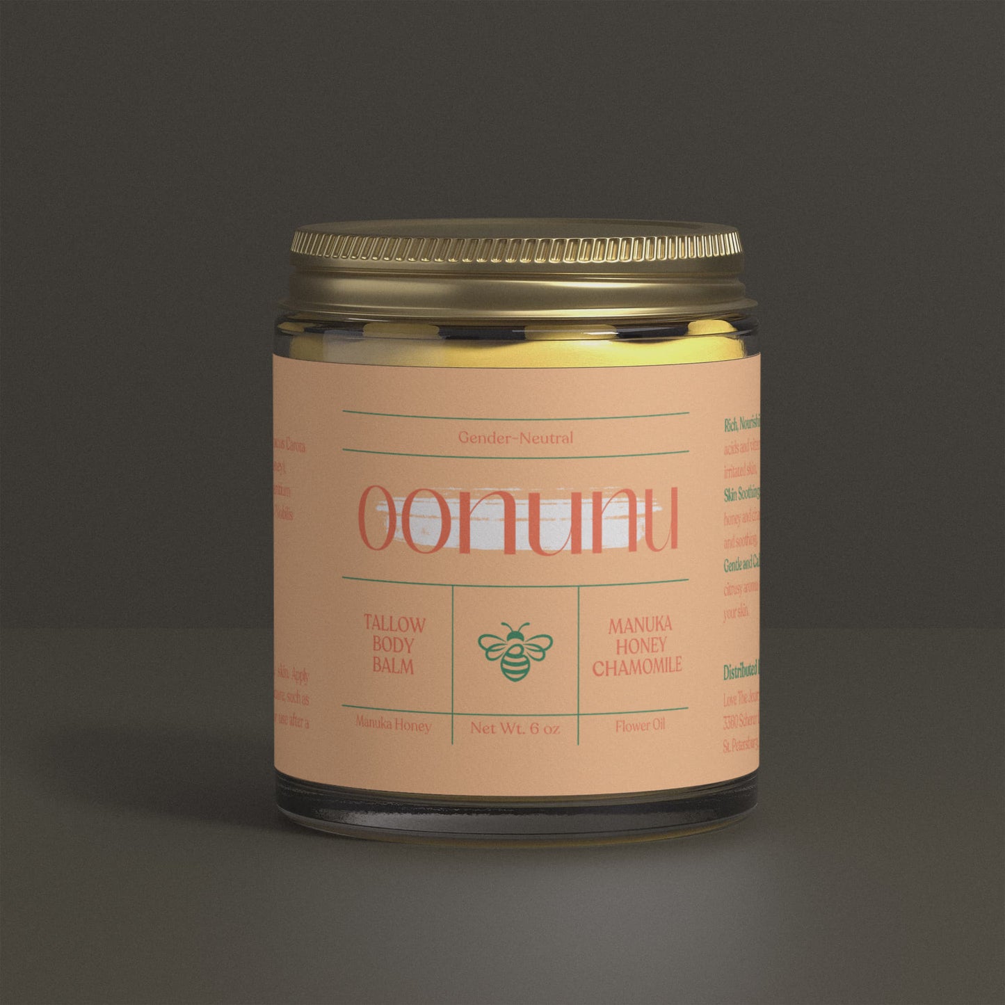 Manuka Honey Chamomile Tallow Body Balm - oonunu