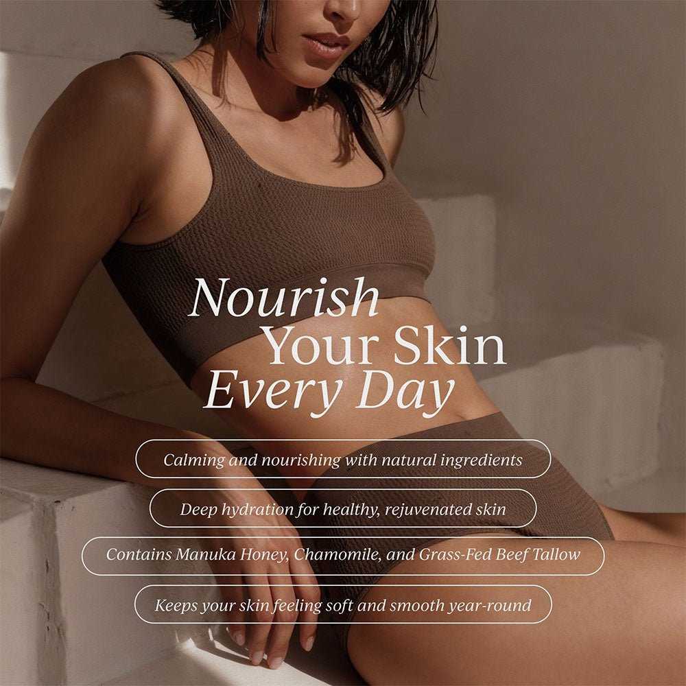 Manuka Honey Chamomile Tallow Body Balm - oonunu