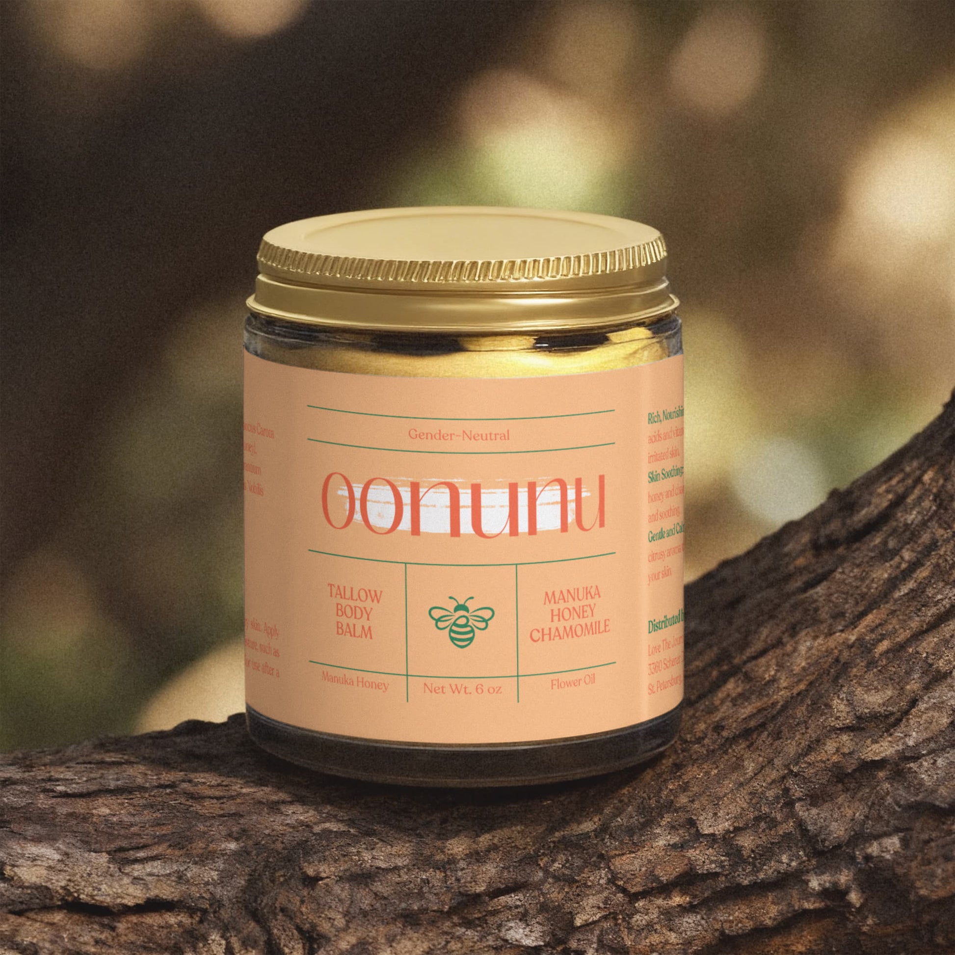 Manuka Honey Chamomile Tallow Body Balm - oonunu